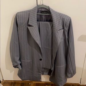 PRETTYLITTLETHING Oversized Dad Blazer and Pants